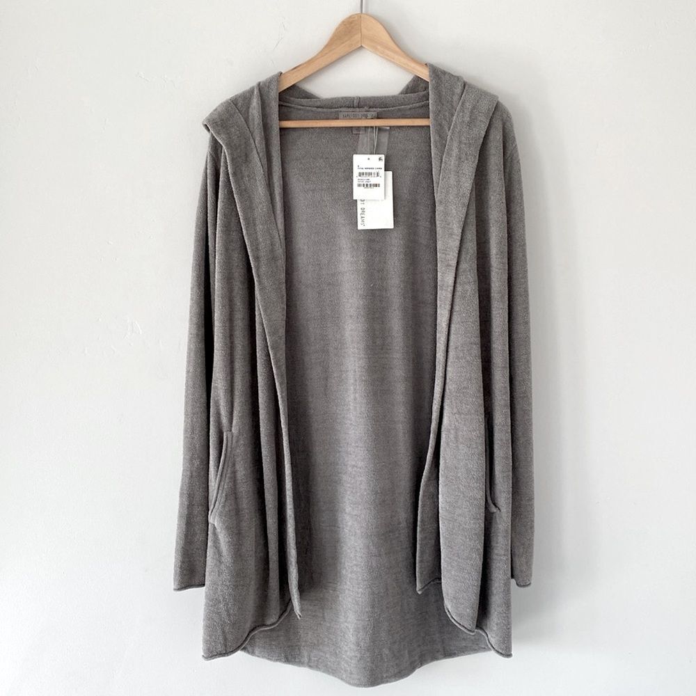 Barefoot Dreams CozyChic™ Ultra Lite Hooded Cardigan Sz S Supper Soft Comfy NWT